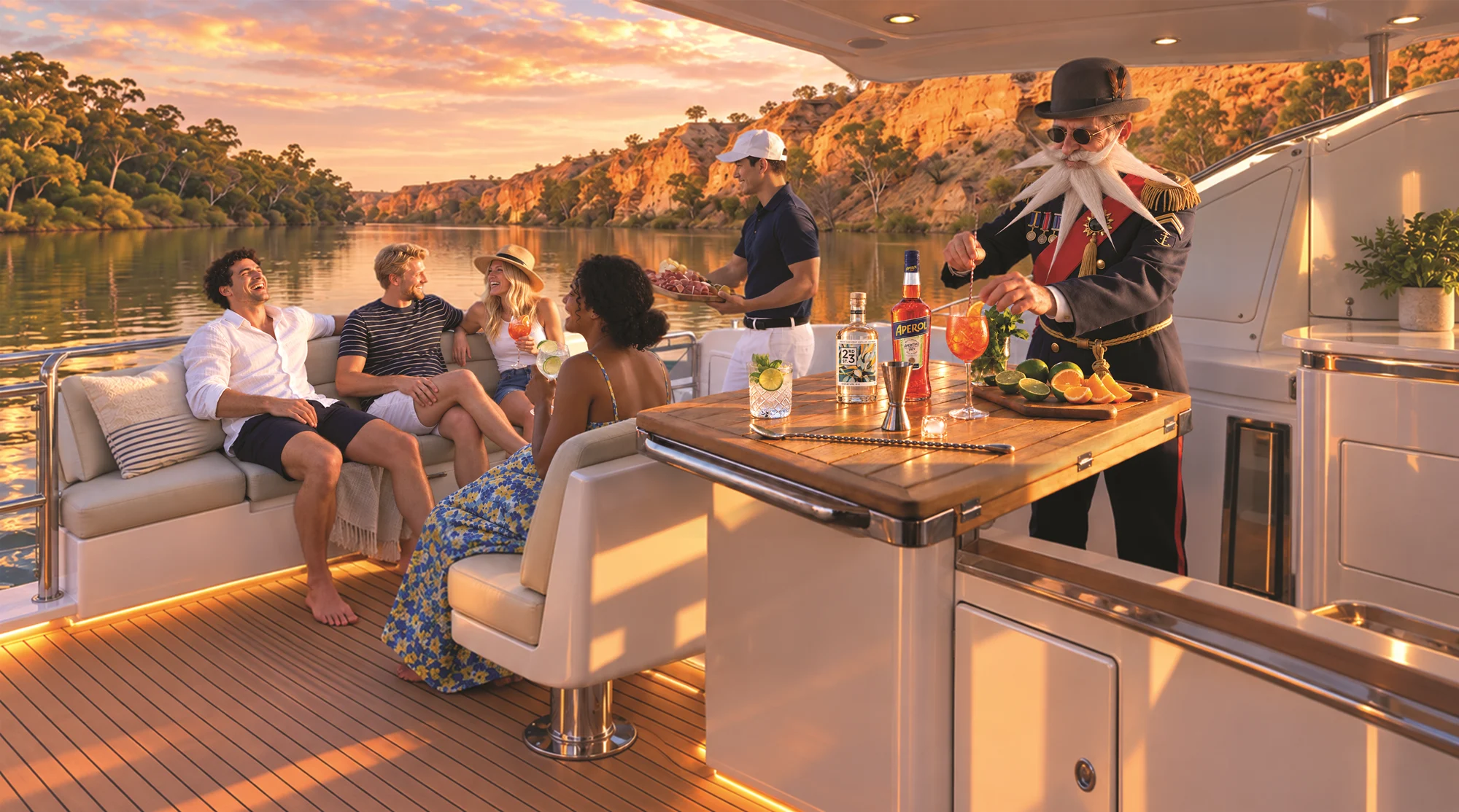 Decks for 
Spritzes and
G&T's 